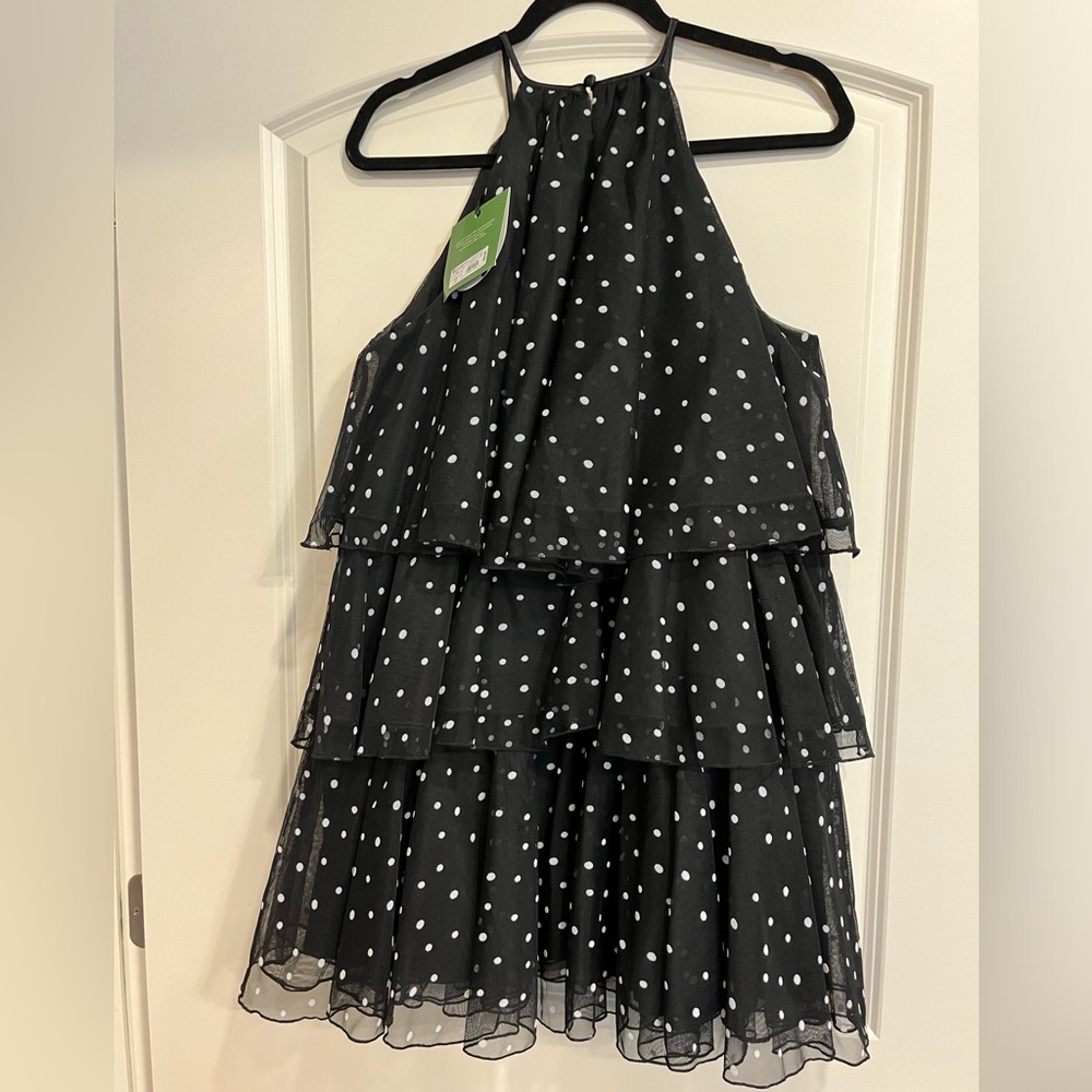 Kate Spade NY x Target Women’s Polka Dot Tiered Mini Dress Size M NWT